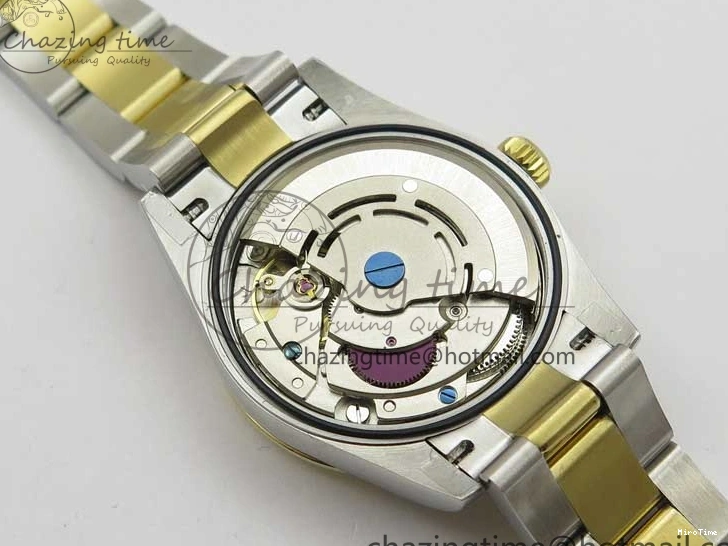 MiroTime 0127 SoftTouch Datejust 31mm 278273 SS YG BP Maker Best Edition Gray Diamonds Dial on SS YG Oyster Bracelet 2715